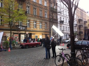 Dreharbeiten in Berlin EVS Translations Wittstocker Straße